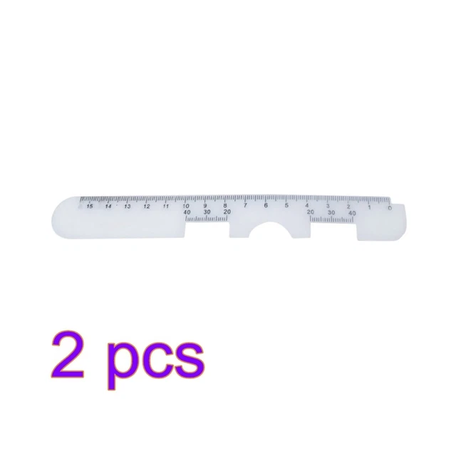Clear Pupil Ruler 2 PACK PUPIL Distance Measurement Multi-use Transparent Pd Ruler £8.35 ...