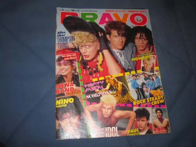 Bravo 5.4.1984 15/84 mit Paul Young Poster Heft komplett