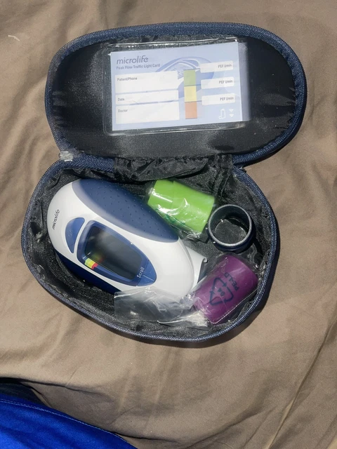 Microlife Digital Peak Flow Meter Portable Asthma Spirometer New!