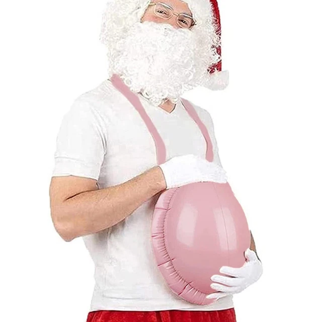 Santa Claus belly inflatable belly pregnant women fake belly holiday COSPLAY