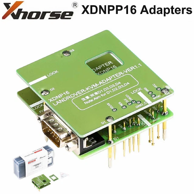 Xhorse XDNPP16 Adapter Solder-Free For Landrover KVM Set For MINI Prog/VVDI Prog