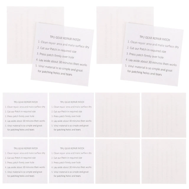 25pcs Patch de réparation de tente TPU pratique