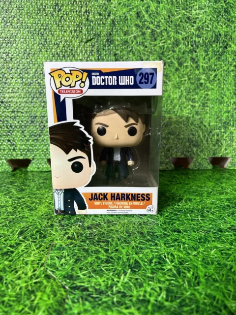 Funko Pop! BBC Doctor Who/Torchwood JACK HARKNESS #297 Vaulted/Retired NIB