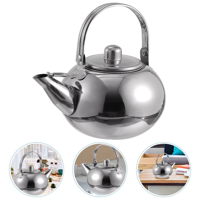Bouilloire Sifflante YCOLX 6L Acier Inoxydable - Théière Pour Poêle à Bois Et Induction