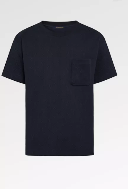 Louis Vuitton Signature 3D Pocket Monogram T-Shirt L Beige RM222Q TCL HIY49W