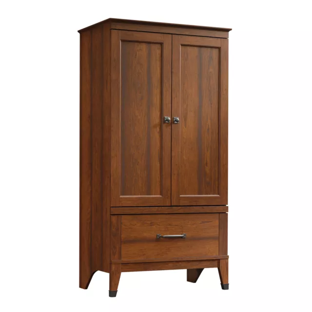 Sauder 415107 Carson Forge Armoire, Washington Cherry Finish