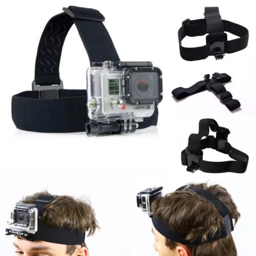 Elastic Adjustable Head Harness Belt Strap Band Mount for Gopro HD Hero 9 8 7 6