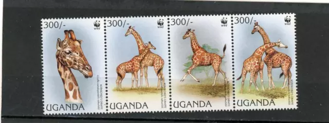 Uganda 1997 Animals Giraffes Scott# 1469 Mint NH