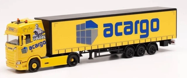 HERPA Camion SCANIA R TL G. 4x2 Avec Remorque Bâchée HP Transped – 1/87