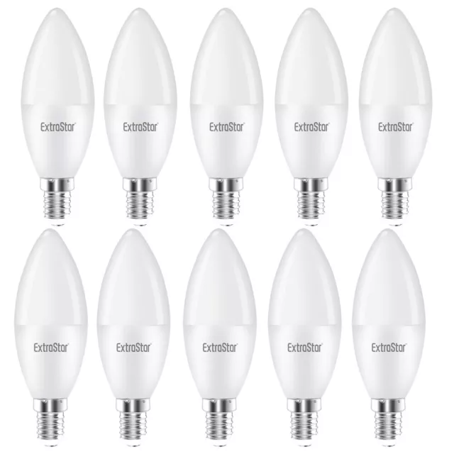 LED Candle Light Bulbs 6W SES E14 edison Screw Warm Daylight White Energy Saving