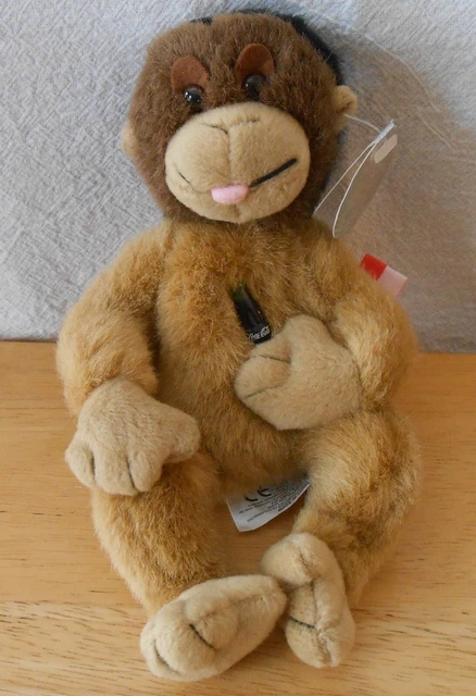 Coca-Cola plush bean bag orangutan Orany Singapore 1999 International Series