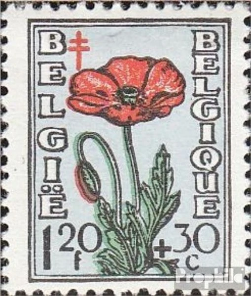 Belgique 857 neuf 1949 Fleurs, Fürstenbildnisse
