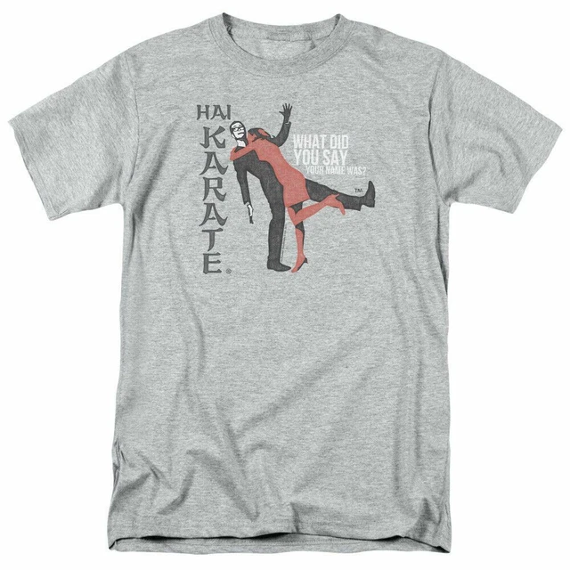 Hai Karate Name T Shirt Mens Licensed Mens After Shave Cologne Sport Gray