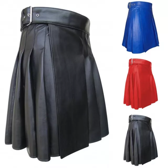 Skirts Mens Gladiator Highland Loungewear Party Pleated Skirt Scottish