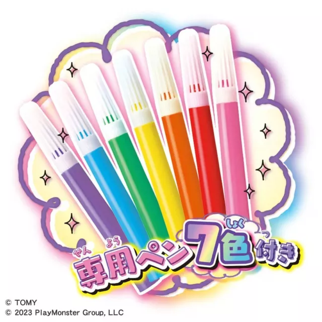 Takara Tomy Drawing Mofriends Yume Kawananairo 7 Colors Pen Set 2