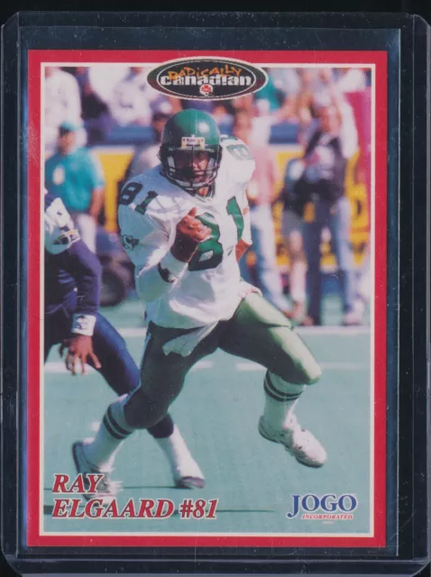 1993 Jogo CFL #58 Ray Elgaard Saskatchewan Roughriders - Utah Utes