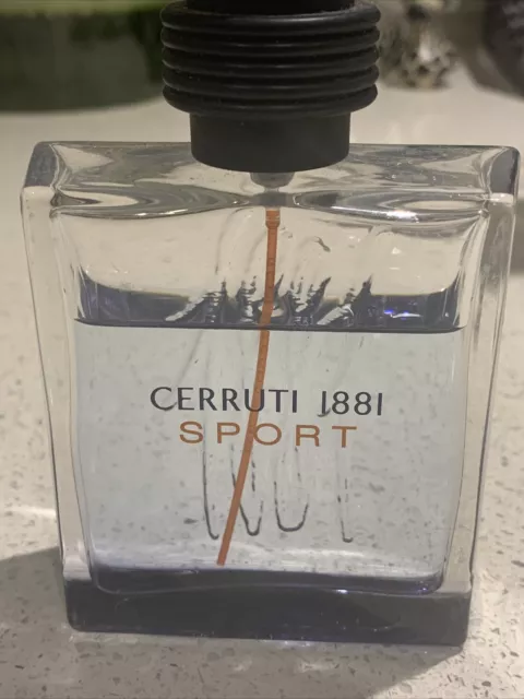 Cerruti 1881 Pour Homme Sport Eau de Toilette Spray 100 ml gebraucht bitte siehe Bilder