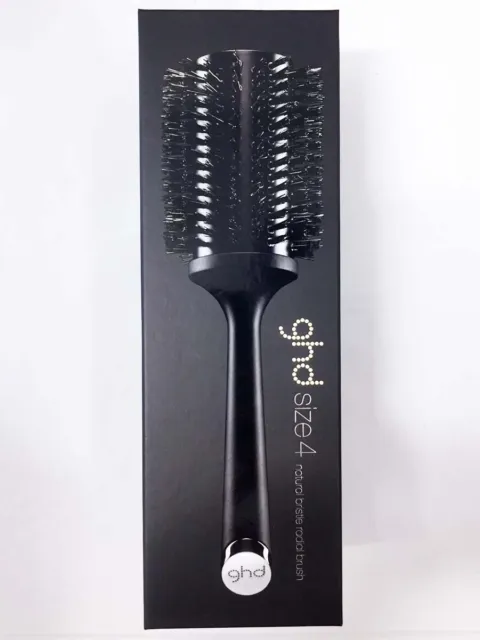 GHD Size 4 Natural Bristle Radial Brush (55mm Barrel - RRP £21.95)