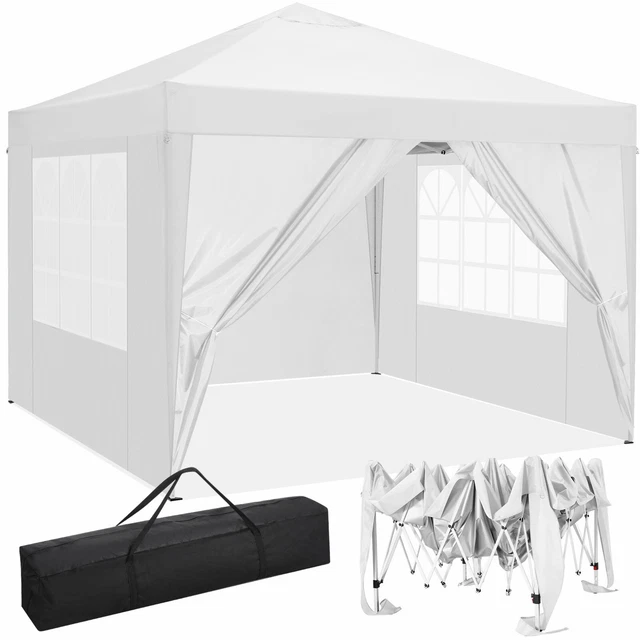Pavillon 3x3/3x6 Wasserdicht Partyzelt Gartenzelt UV Faltpavillon Popup Pergolen