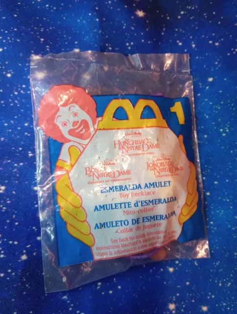 Hunchback of Notre Dame #1 Esmeralda Amulet | McDonalds Happy Meal Toy | NEW