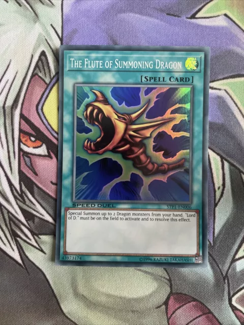 STP1-EN006 The Flute Of Summoning Dragon Super Rare Unl Edition NM Yugioh Card