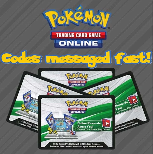 POKÉMON TCG ONLINE Code Cards ETBs, UPCs, Boxes, and more codes
