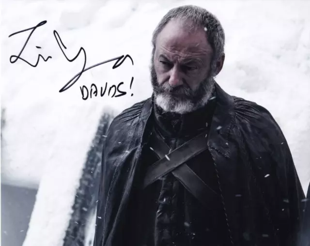 LIAM CUNNINGHAM signed Autogramm 20x25cm GAME OF THRONES in Person autograph COA