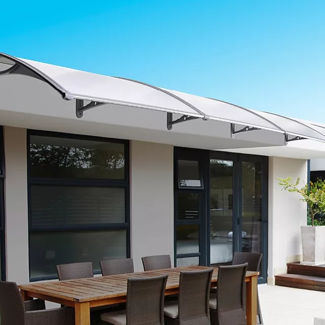 NEW DIY Outdoor Awning - Front Door Patio Rain Cover 1.5m x 4m