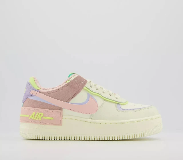 NIKE AIR FORCE 1 ombra cashmere corallo pallido viola rosa UK 7