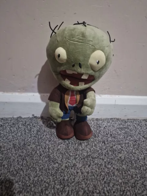 Plants Vs Zombies Pop Cap 2014 Plush Zombie In Suit