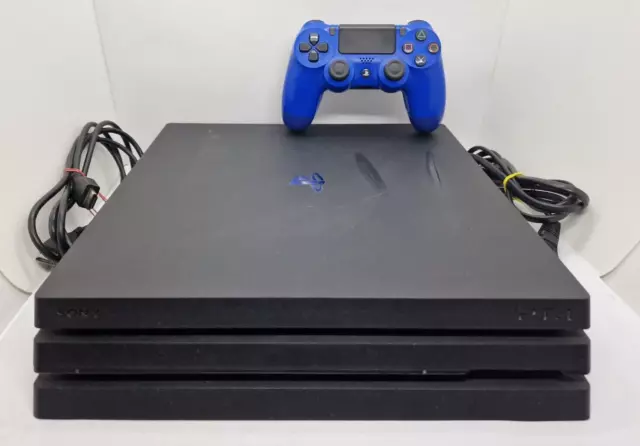 Controller PlayStation 4 PRO PS4 Pro 1 TB CUH 7016B 4K nero console blu FIFA