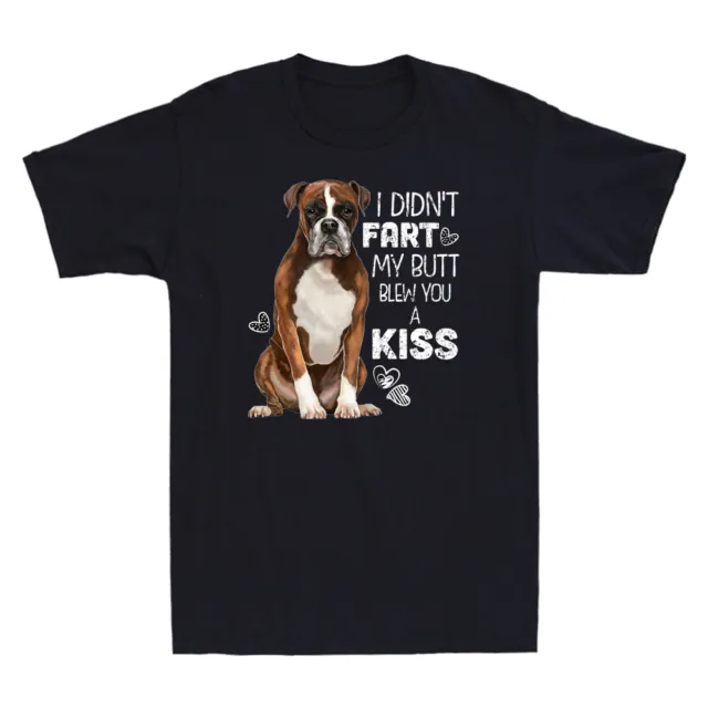 Boxer Dog Funny T Shirt For Dog Mom Dog Dad Dog Lover Gift Vintage Men's T Shirt