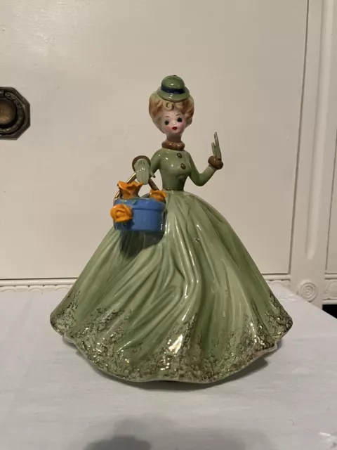 Vintage Josef Originals Lady Figurine NEW HAT from Sweet Sixteen Series