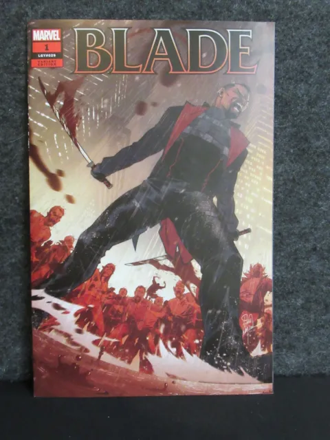 Blade #1 PX San Diego Comic Con LE 3000 Elena Casagrande cover Marvel Comics