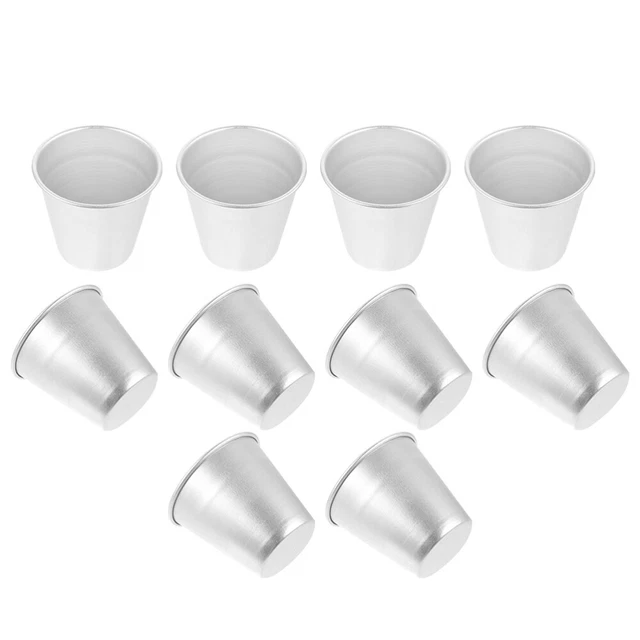 12 Pcs Moules À Aux Œufs Tasse Pouding En Alliage De Cuisson