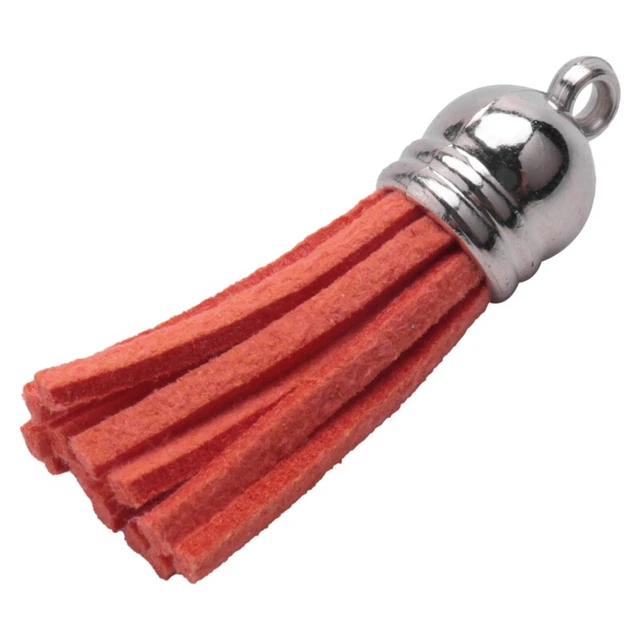 250 ud. / Juego de llaves cintura borlas a granel color cuero borracho para W3S1