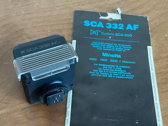 Metz SCA 332 AF Flash System AutoFocus Module for Minolta Maxxum 9000 7000 5000