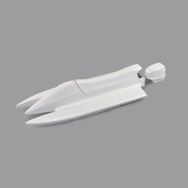 24" RC EP Fiberglass Epoxy F1 Racing Outrigger Boat Hull - White