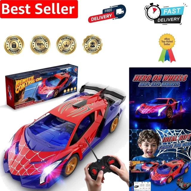 REMOTE CONTROL CAR 1:18 with Flash Lights, 2.4GHz Drift RC Cars, Boys ...