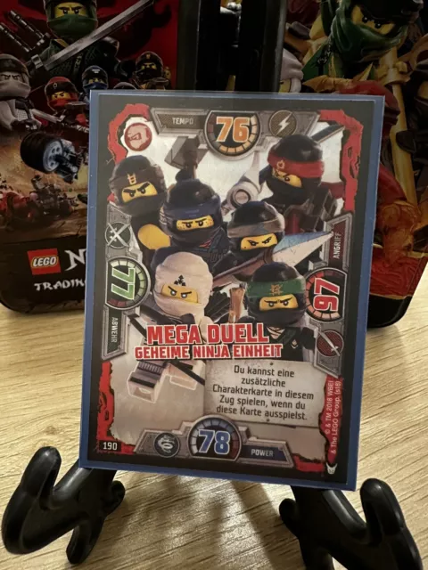 Ninjago Sammelkarte Serie 3 Nr. 190 ( Mega Duell Geheime Ninja Einheit )