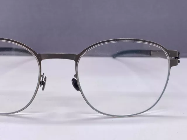 Ic! Berlin Eyeglasses Frames men woman Round Grey Panto Titan Slate T115 Onono