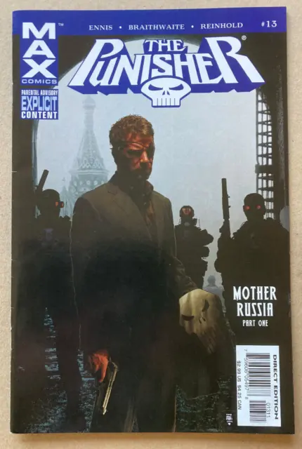 Punisher 13 FN+, Max series, Marvel comic.