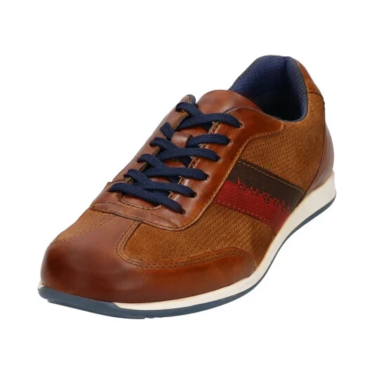 Hommes Bugatti 315-93904-4000 Cognac Baskets Cuir
