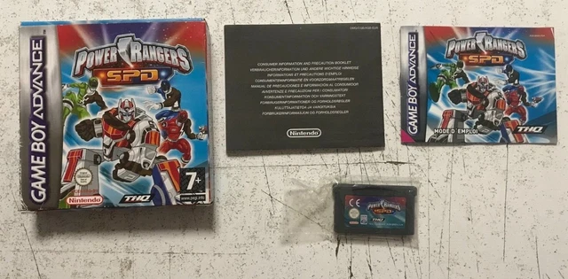 Jeu Power Rangers SPD Sur GameBoy Advance - Très Bon état