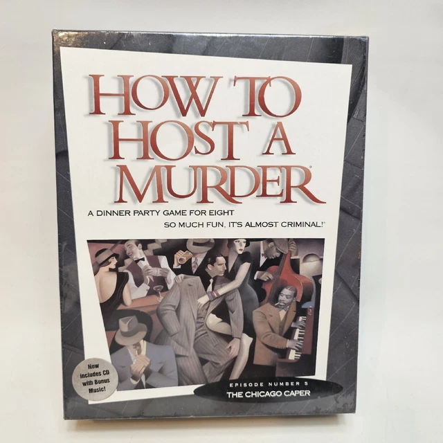 HOW TO HOST A Murder Chicago Caper Dinner Party Role Play Game CD