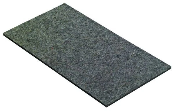 Hettich Wollfilzzuschnitt grau 100 x 200 x 3.0 mm - 2 Stück  Filzgleiter