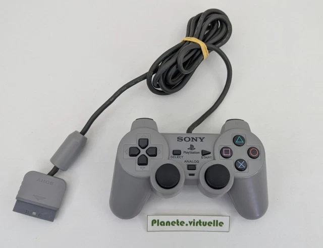 Manette PlayStation 1 DualShock Transparente SCPH-1200 - Occasion Fonctionnelle