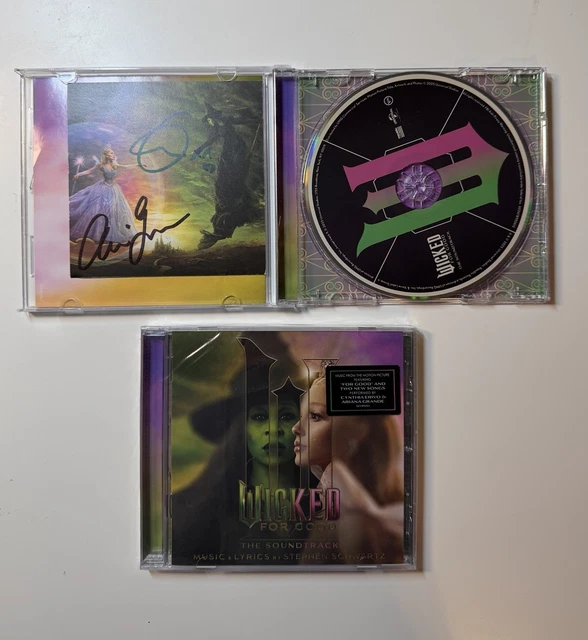 WICKED: FOR GOOD THE SOUNDTRACK CD (Signed Insert) 2 CDs Included See ...