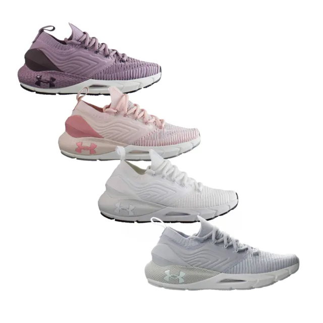 Under Armour HOVR Phantom 2 Silver Synthetic Womens Running Trainers  3024155_112