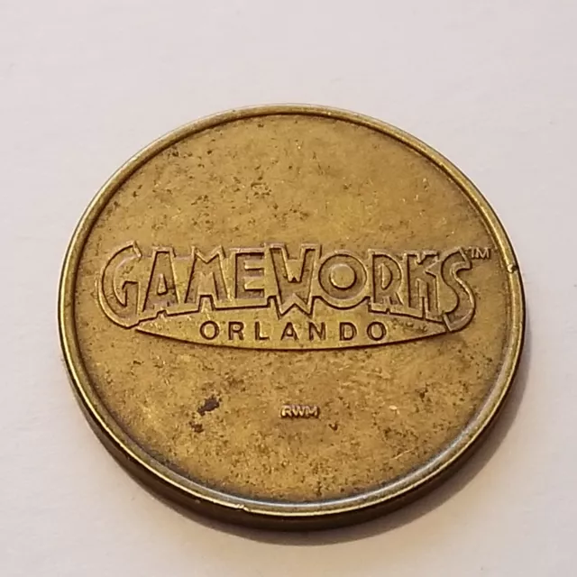 Gameworks Arcade Token 1980s - Universal Studios, Florida